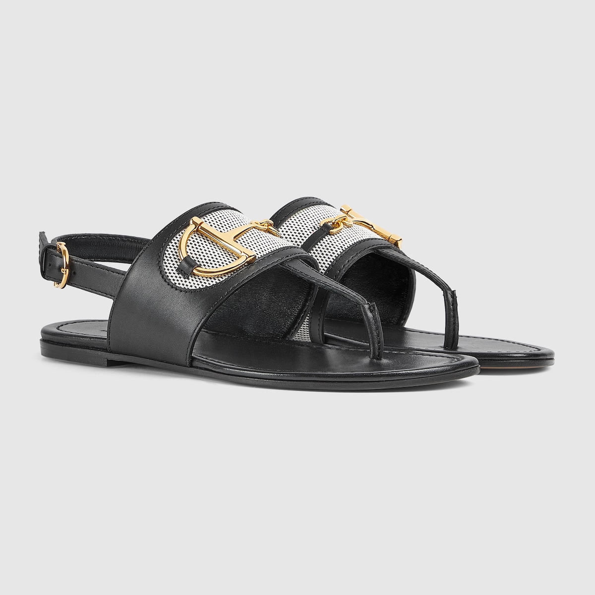 Gucci Women’s thong sandal with Horsebit - Image 5